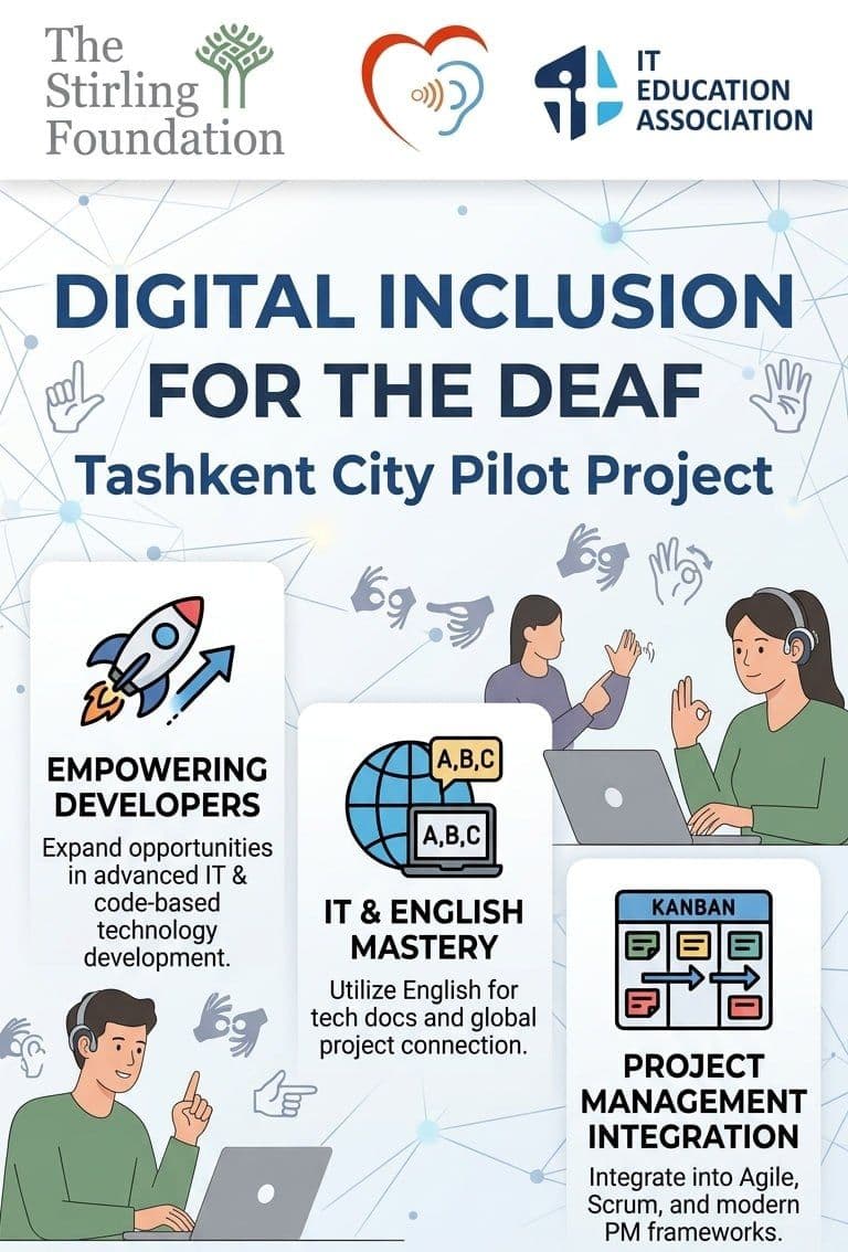 The IT Education Association Launches an Important Social Initiative — “Digital Inclusion for the Deaf” Project